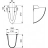 Полупьедестал IDEAL STANDARD ECCO V921001